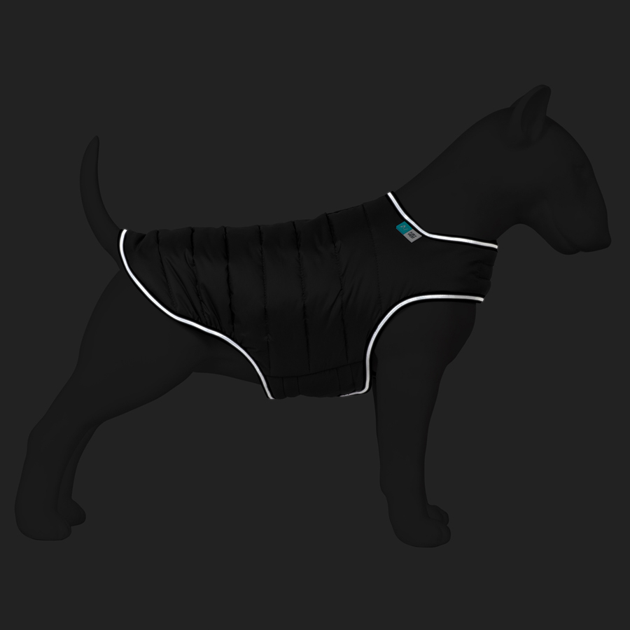 Куртка-накидка для собак AiryVest, XXS, B 29-36 см, С 14-20 см чорний