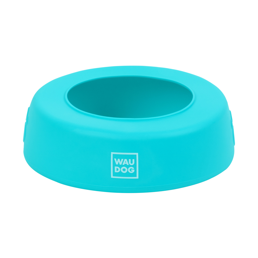 Миска-непроливайка WAUDOG Silicone 1 л блакитний