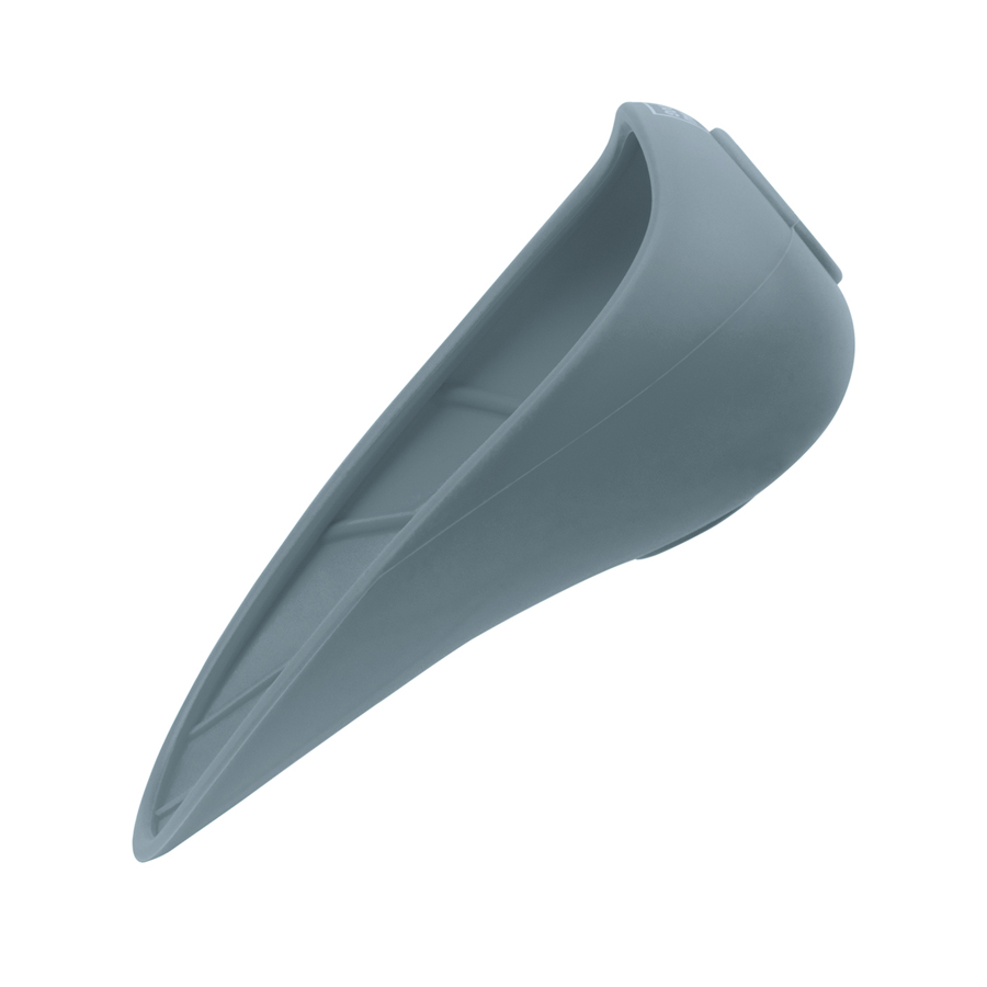 Поїлка-насадка на пляшку WAUDOG Silicone, 165х90 мм сірий
