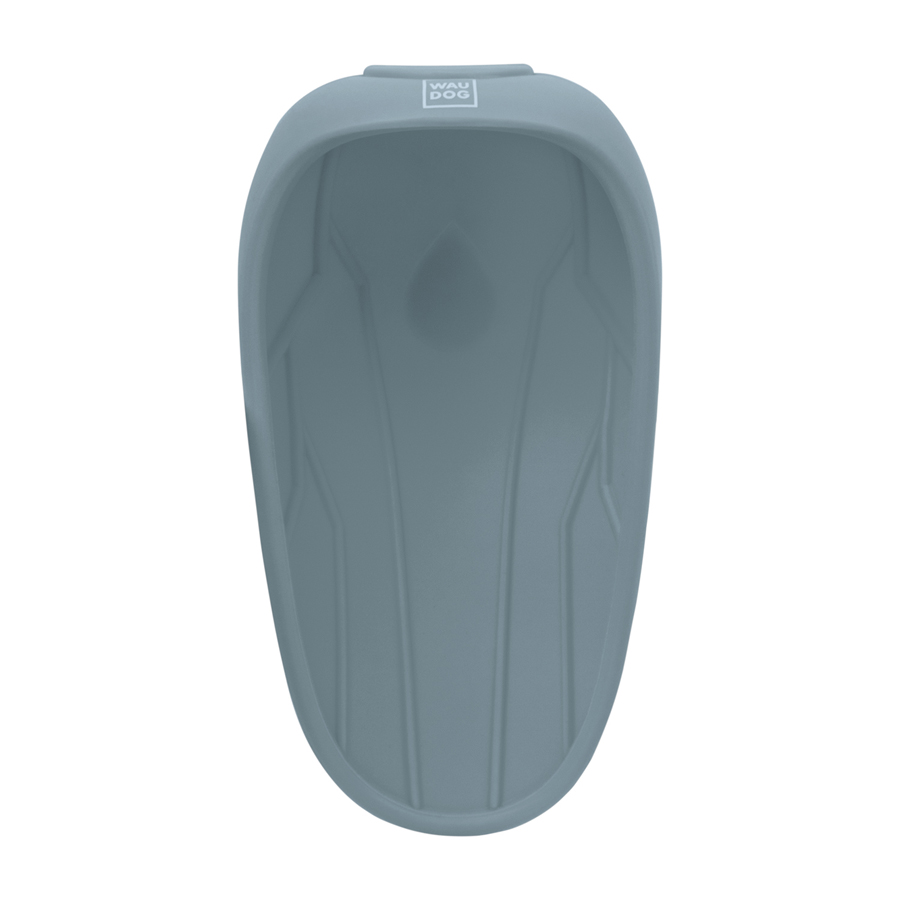 Поїлка-насадка на пляшку WAUDOG Silicone, 165х90 мм сірий