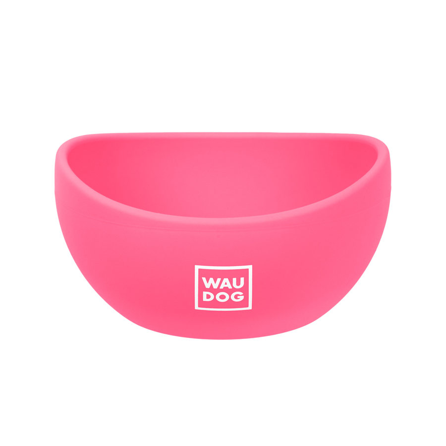 Миска WAUDOG Silicone, 250 мл рожевий