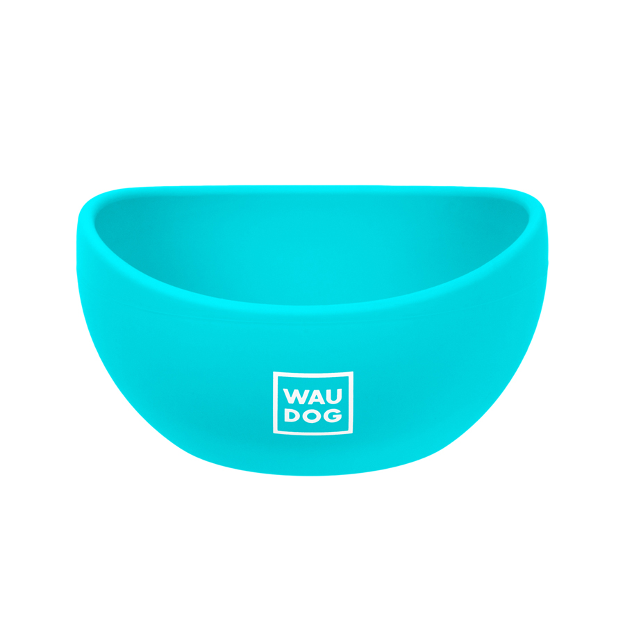 Миска WAUDOG Silicone, 250 мл блакитний