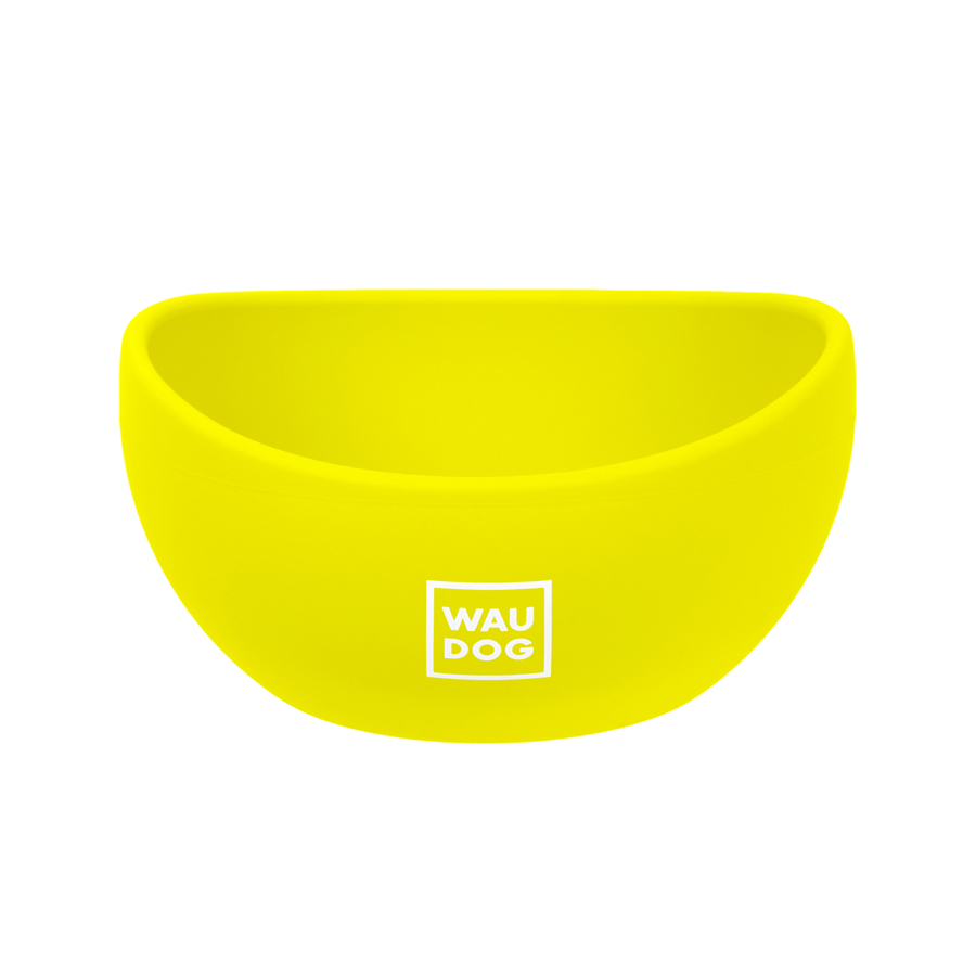 Миска WAUDOG Silicone, 250 мл жовтий