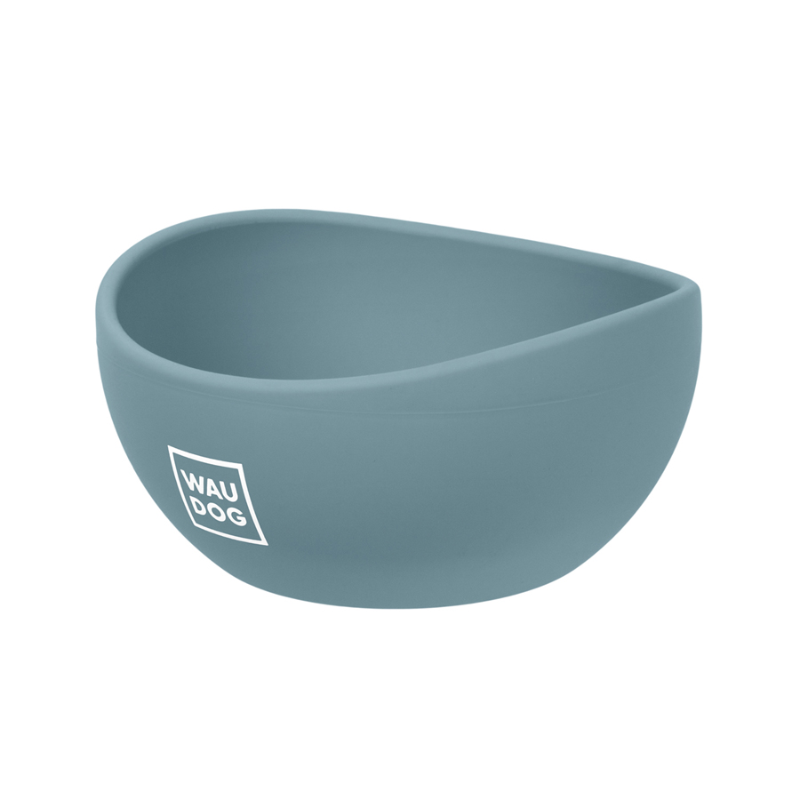 Миска WAUDOG Silicone, 250 мл сірий