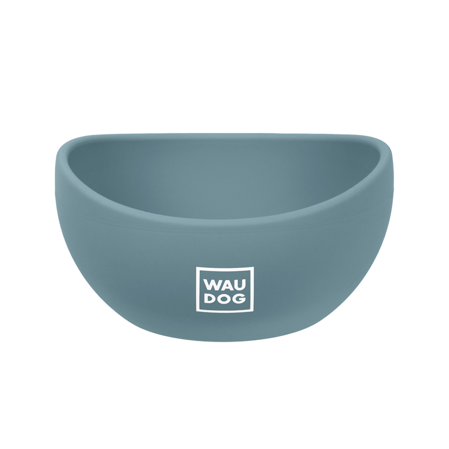 Миска WAUDOG Silicone, 250 мл сірий