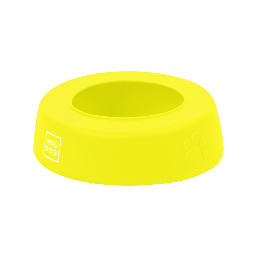Миска-непроливайка  WAUDOG Silicone, 750 мл жовтий