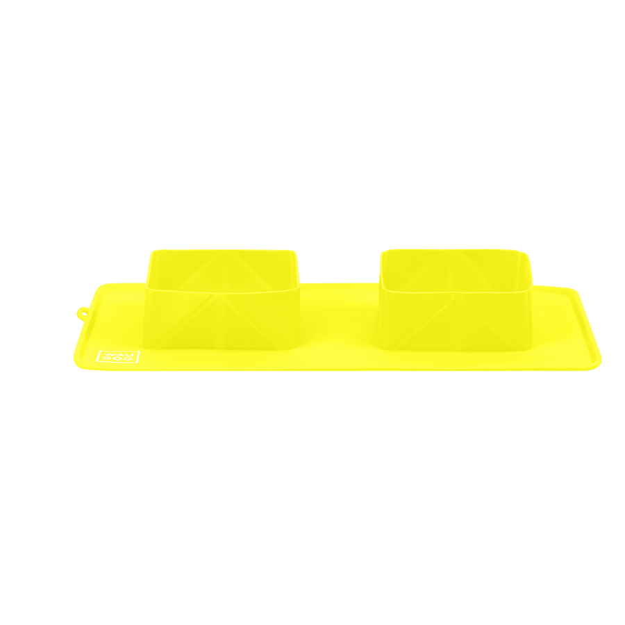 Миска складана WAUDOG Silicone,385х230х50 мм жовтий