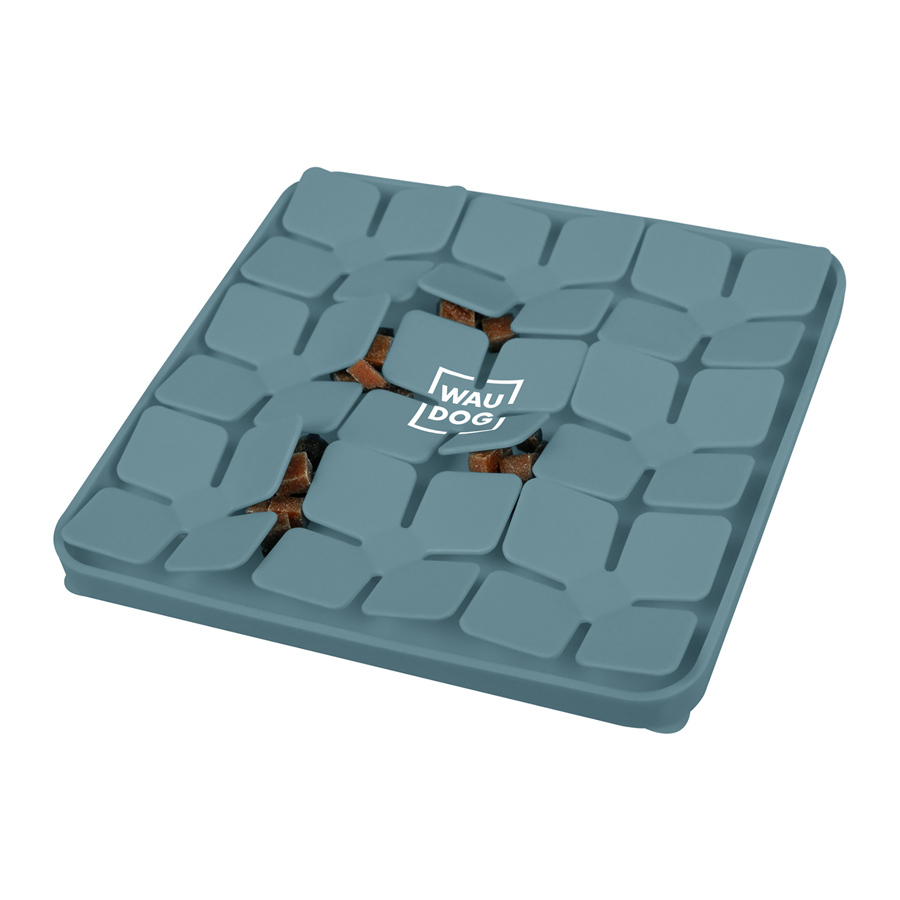 Килимок для пошуку корму WAUDOG Silicone, 205х205х17 мм, сірий