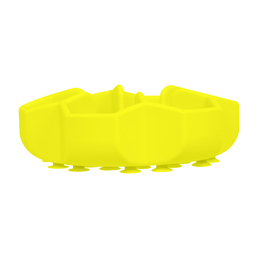 Миска для повільного харчування WAUDOG Silicone, 750 мл, жовтий