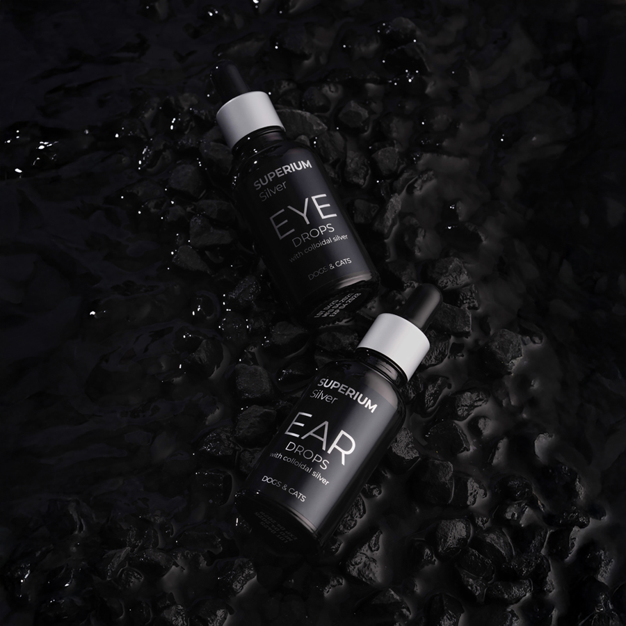 СУПЕРІУМ Сільвер краплі очні з колоїдним сріблом для котів та собак, 30 мл