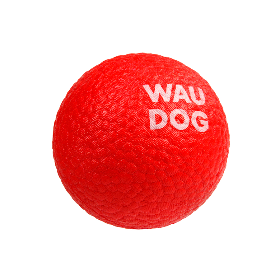 Іграшка для собак WAUDOG Fun Red Ball, спінений термопластичний поліуретан, 70 мм