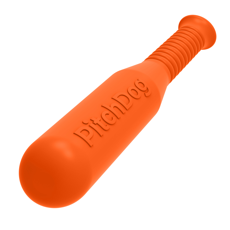 Ігрова бита для апортировки PitchDog, довжина 35 см, діаметр 6 см помаранчевий