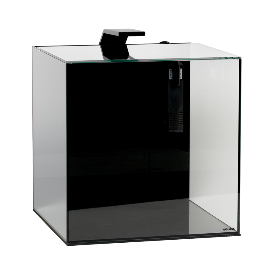 Акваріумний набір BlackCube 30 літрів, з чорною задньою стінкою, 31х31х31 см, скло 4 мм