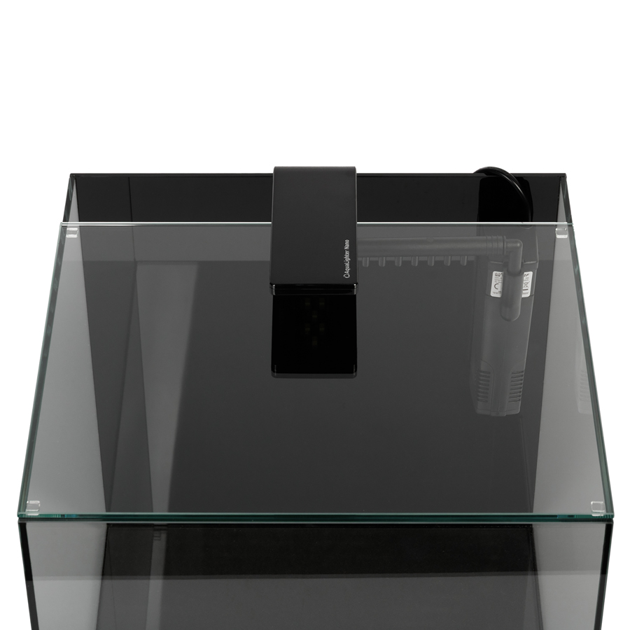 Акваріумний набір BlackCube 30 літрів, з чорною задньою стінкою, 31х31х31 см, скло 4 мм