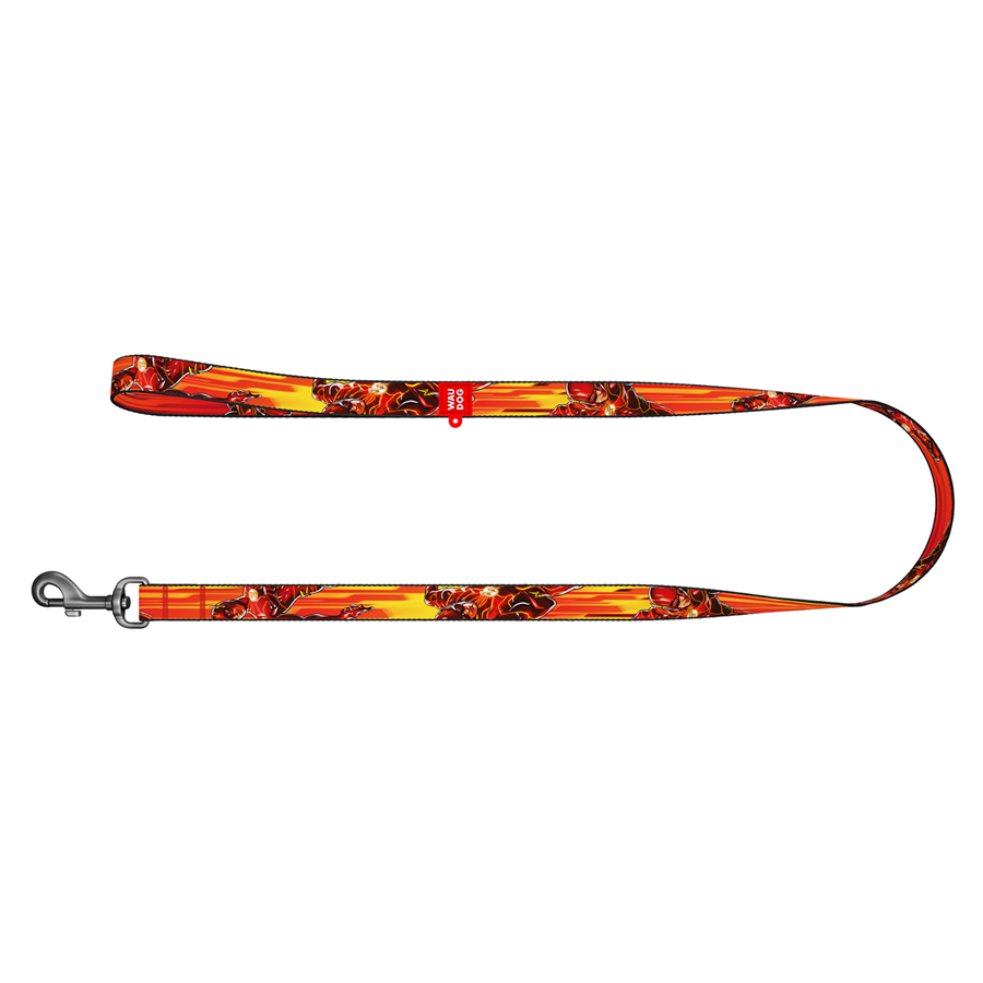 Повідець для собак нейлоновий WAUDOG Nylon, малюнок 