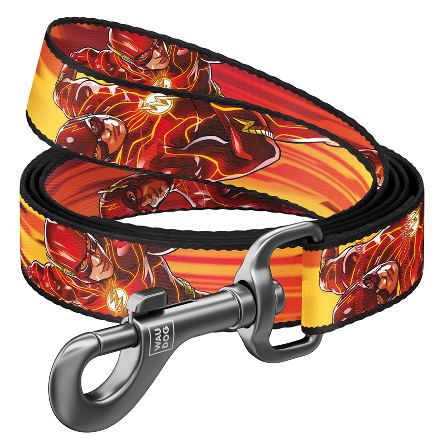 Повідець для собак нейлоновий WAUDOG Nylon, малюнок 