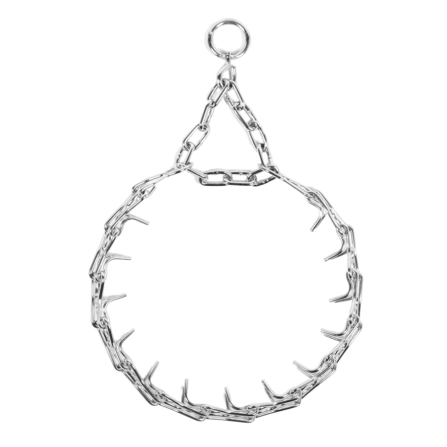 Нашийник хромований дротяний суворий великий, L, Ш 35 мм, Дл 60 см