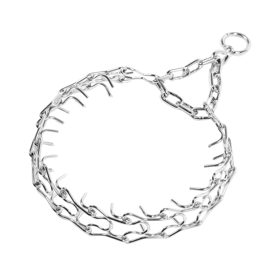 Нашийник хромований дротяний суворий великий, L, Ш 35 мм, Дл 60 см