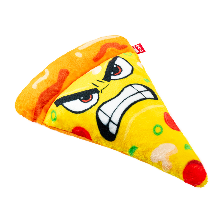 Іграшка для собак WAUDOG Fun Plush Піца, плюш, Ш 16 см, Д 22,5 см