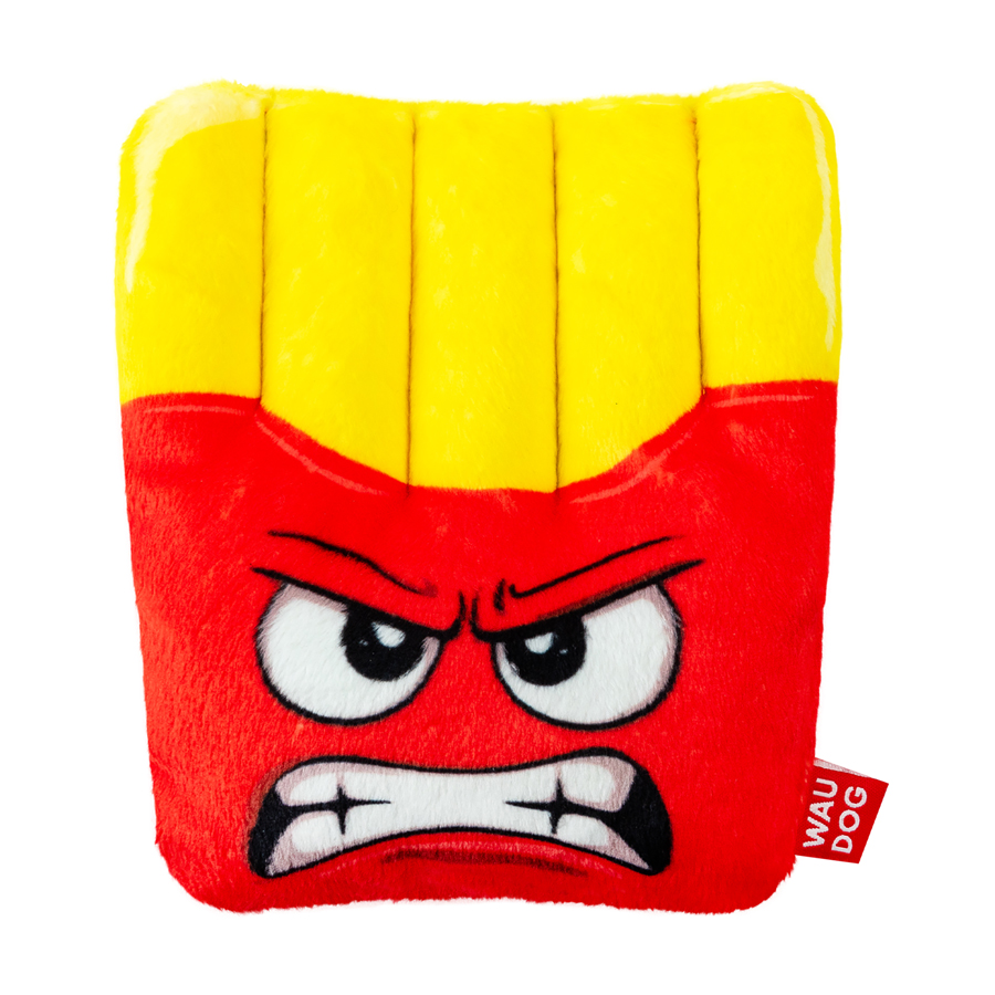 Іграшка для собак WAUDOG Fun Plush Картопля фрі, плюш, Ш 12 см, Д 14,5 см