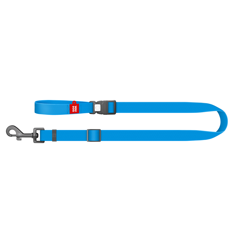 Петля-утримувач для грумінгу собак водостійка WAUDOG Waterproof, M, Ш 20 мм, Дов 70-116 см, А 20-110 см, блакитний