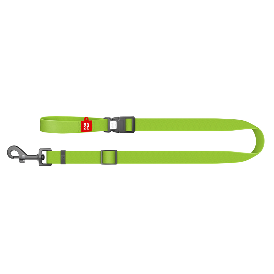 Петля-утримувач для грумінгу собак водостійка WAUDOG Waterproof, L, Ш 25 мм, Дов 70-116 см, А 20-110 см, салатовий