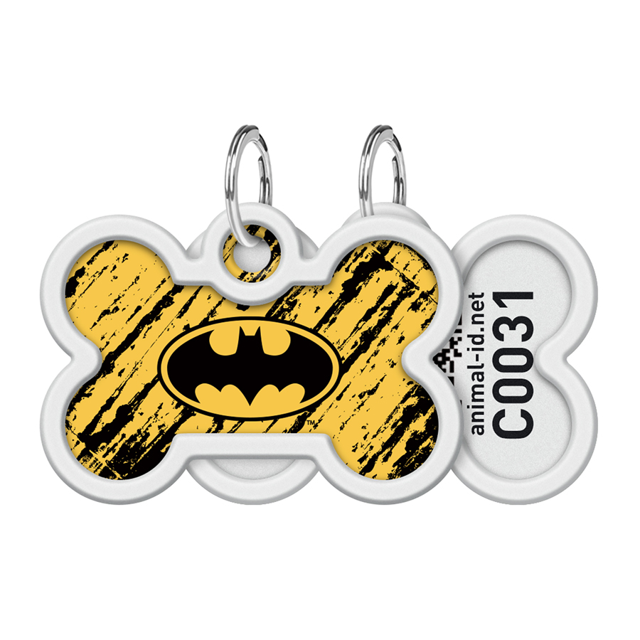 Адресник для собак і котів металевий WAUDOG Smart ID з QR паспортом, малюнок 