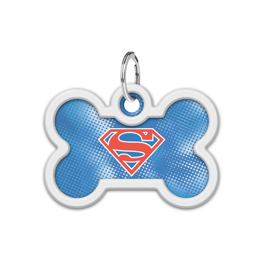 Адресник для собак і котів металевий WAUDOG Smart ID з QR паспортом, малюнок 