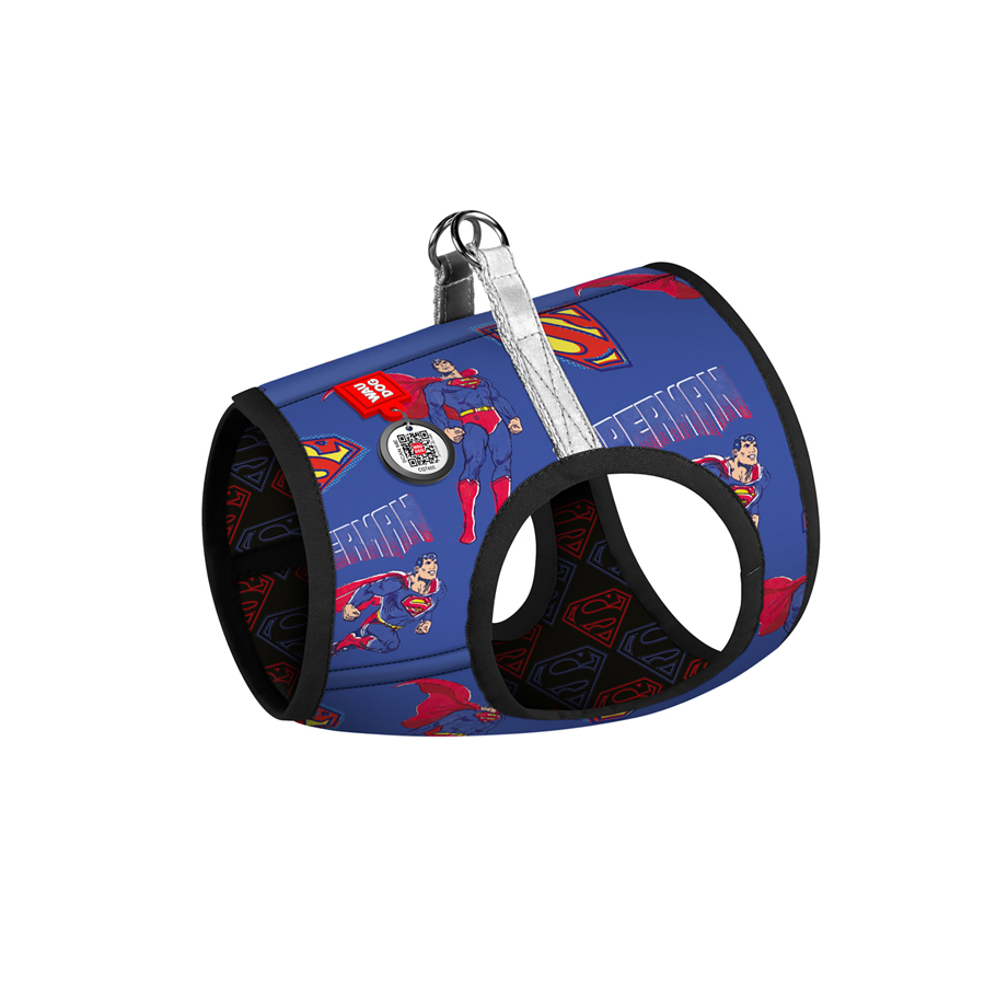 Шлея для собак м'яка WAUDOG Clothes з QR паспортом, малюнок 