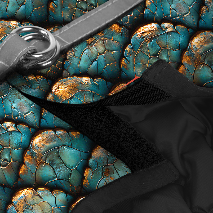 Шлея для собак м'яка WAUDOG Clothes з QR адресником, малюнок 