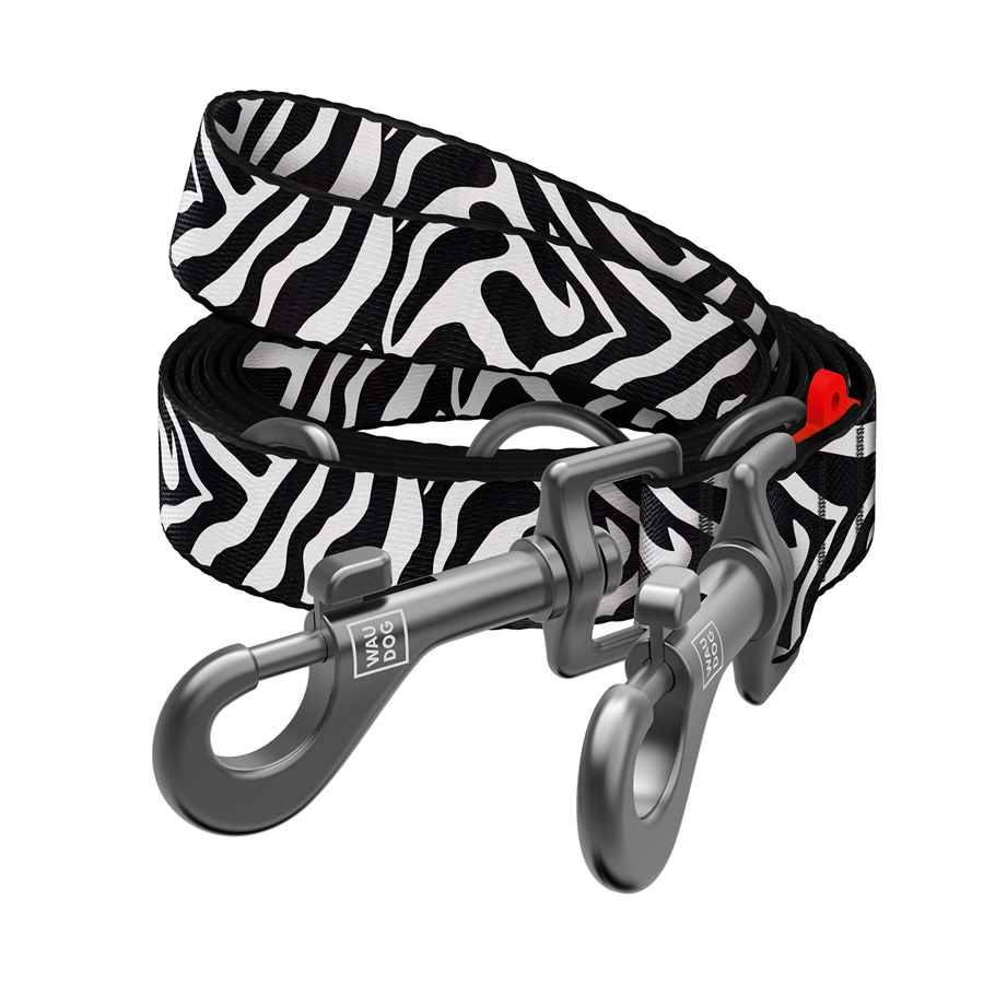 Повідець-перестібка для собак WAUDOG Nylon, малюнок 