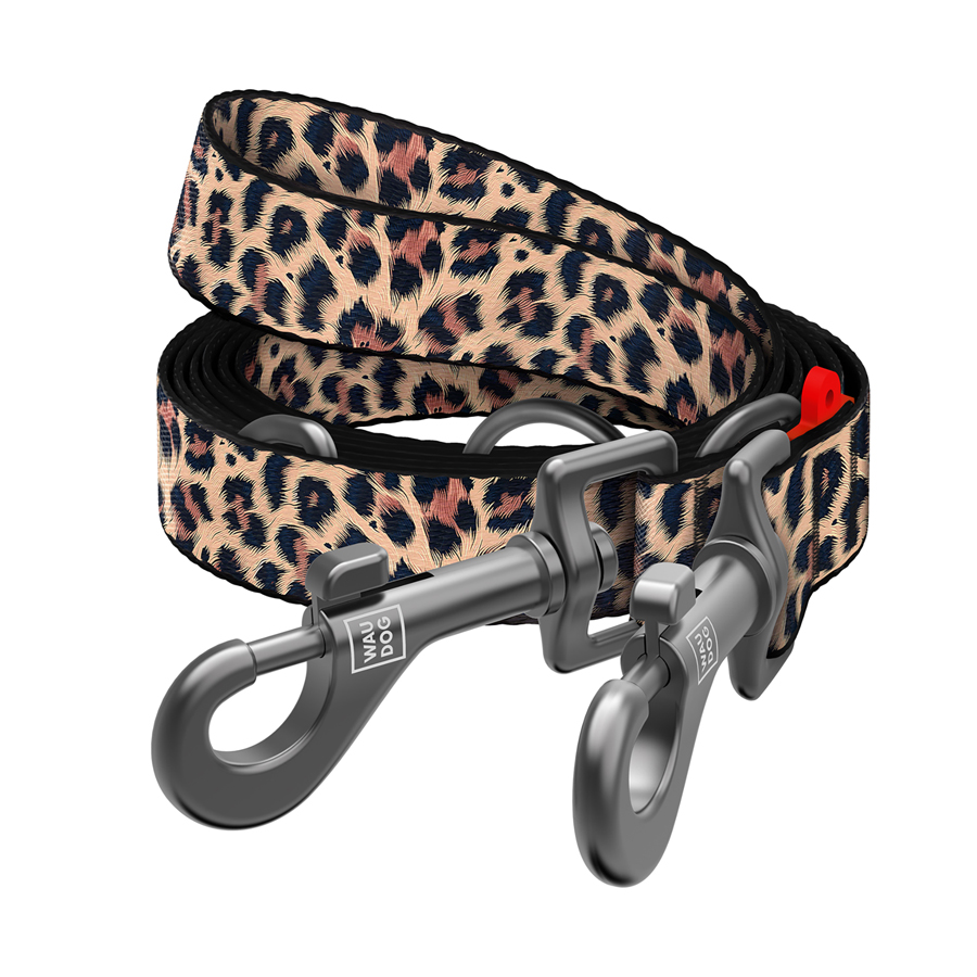 Повідець-перестібка для собак WAUDOG Nylon, малюнок 