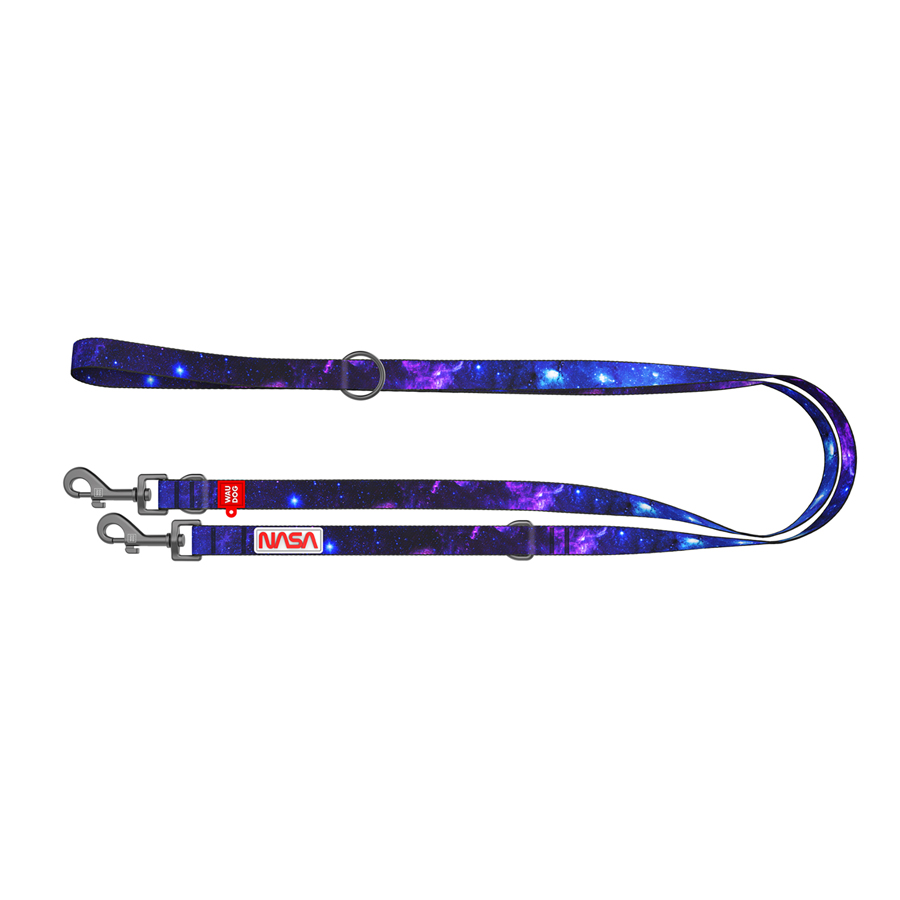 Повідець-перестібка для собак WAUDOG Nylon, малюнок 