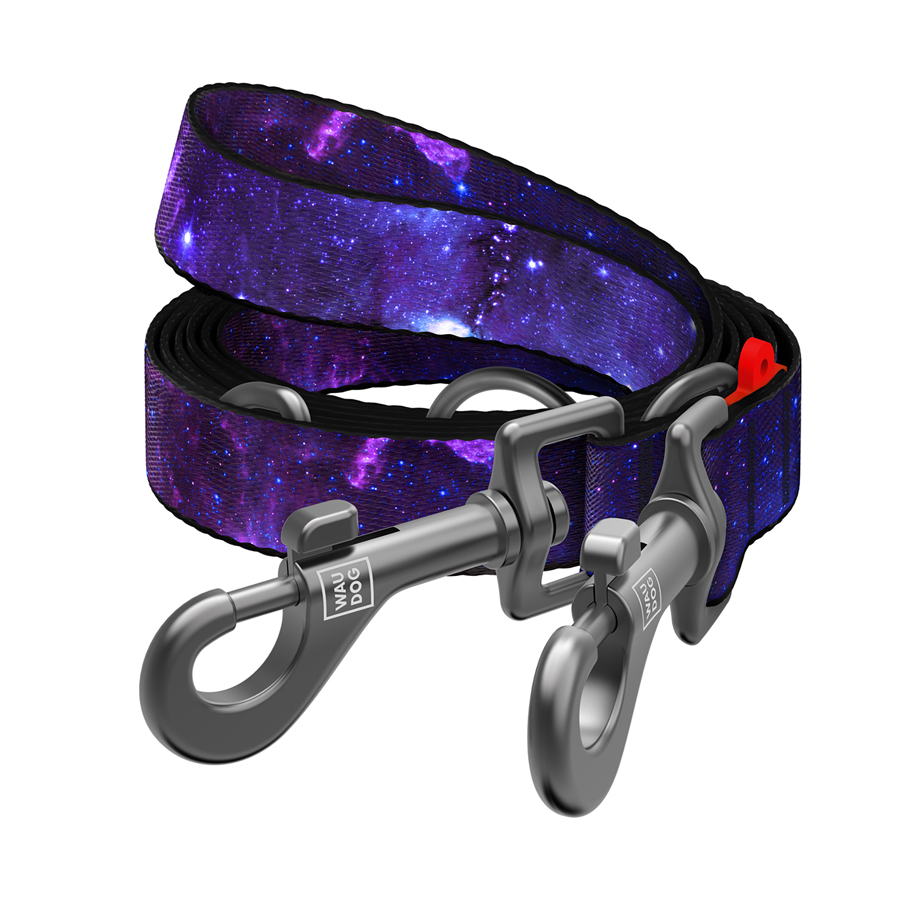 Повідець-перестібка для собак WAUDOG Nylon, малюнок 