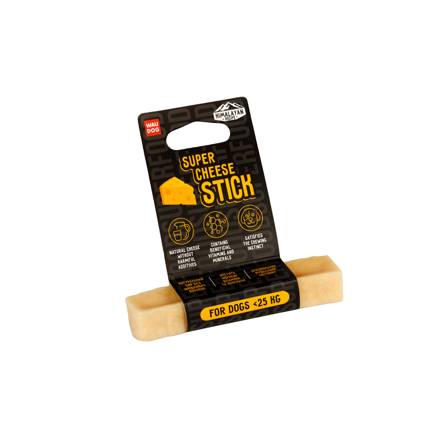 Ласощі для собак WAUDOG Superfood Сирна паличка, S, 35 г