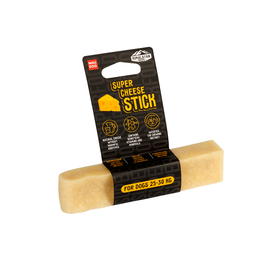Ласощі для собак WAUDOG Superfood Сирна паличка, M, 75 г