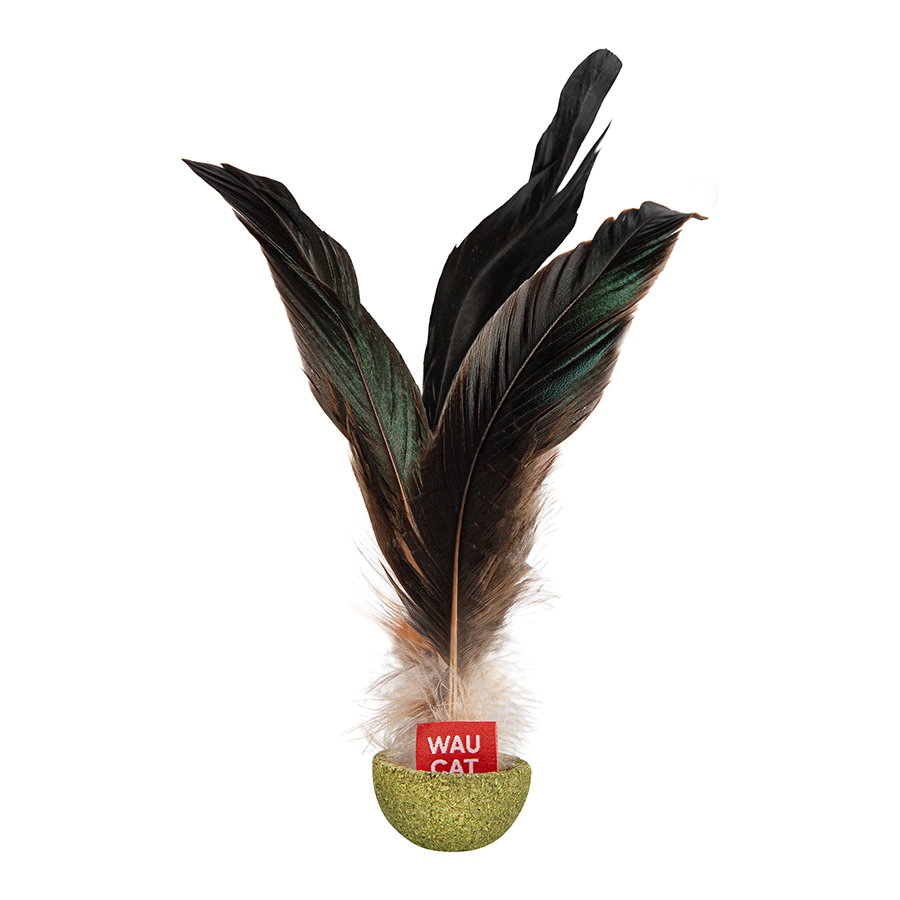 Іграшка для котів WAUCAT Fun Natural Неваляйка, 15 см