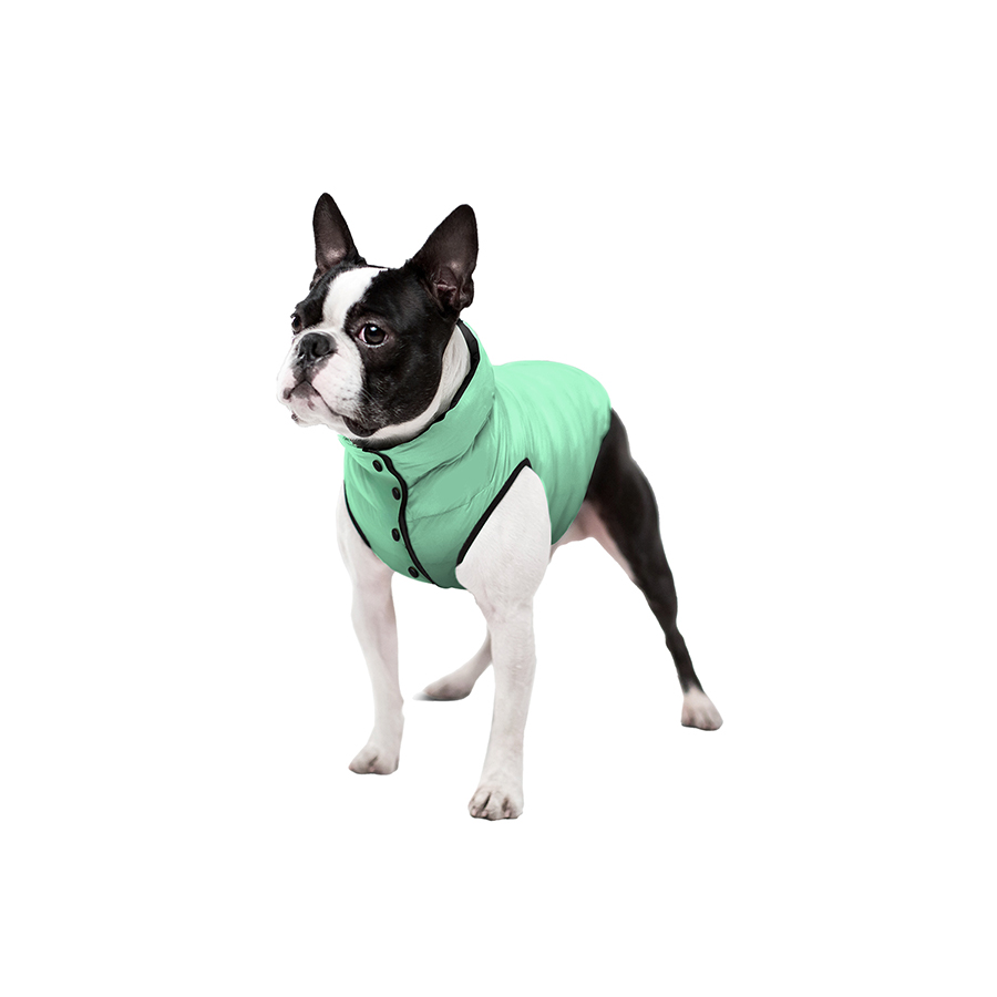 Курточка для собак WAUDOG Clothes Lumi, світлонакопичувальна, L55, А 50-55 см, В 77-80 см, С 50-55 см